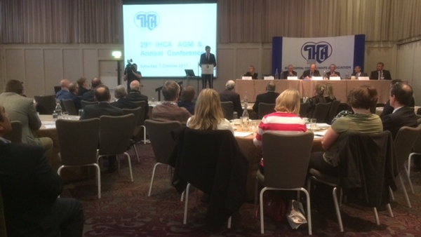 Simon Harris was addressing the IHCA conference this morning