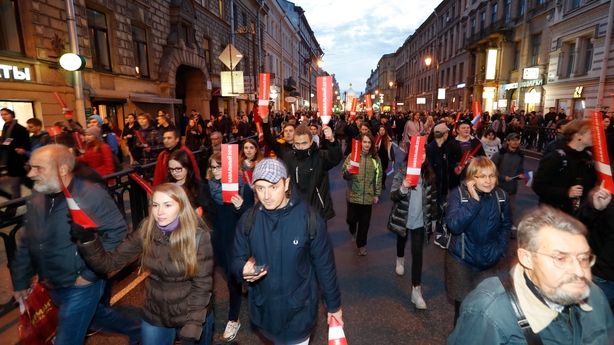 Russia rally