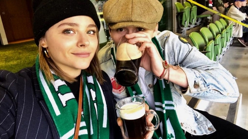 Having the craic! Chloe Grace Moretz and Brooklyn Beckham making the most of their trip to Ireland