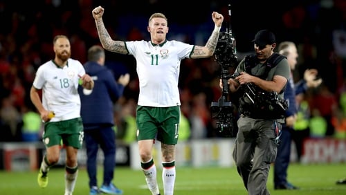 James McClean struck for his 10th international goal in Cardiff