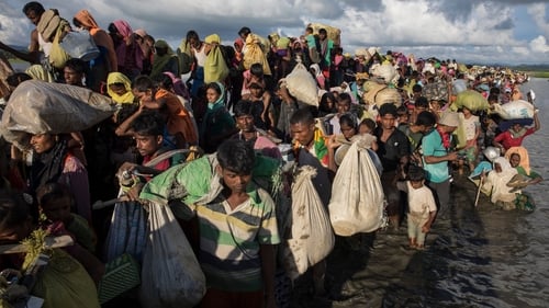 Rohingya refugees have been fleeing from Myanmar since the end of August