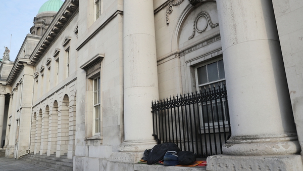 Highest figure of rough sleepers in Dublin was recorded on 7 November
