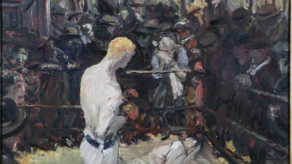 Jack B. Yeats' 1930 painting The Small Ring - the inspiration for this week's Painting The Nation challenges.