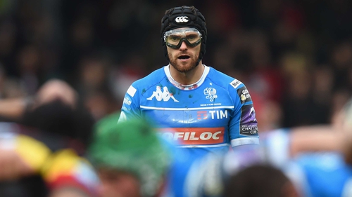 Ian McKinley is on the bench for Italy against his native side
