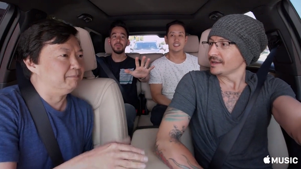 Chester Bennington took the driver's seat for the segment, which was hosted by The Hangover's Ken Jeong