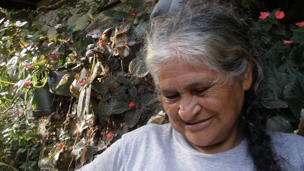 Maria Brigida Gonzales, founding member of the San Jose De Apartado Peace community. She talks to the Documentary On One team for Colombia: Making the Peace.