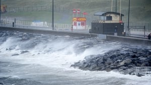 Storm Ophelia batters Lahinch in Co Clare