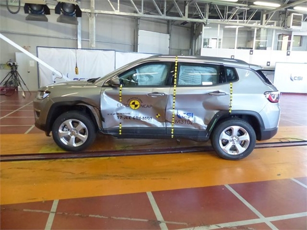 The Jeep Compass test revealed chest injury risks
