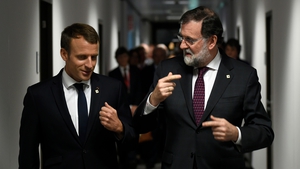 Spanish Prime Minister Mariano Rajoy (left) has called a special cabinet meeting on Saturday that could trigger the move
