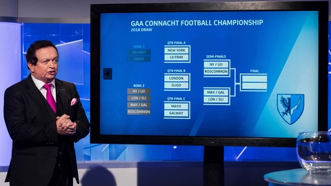 Connacht Football Championship Draw