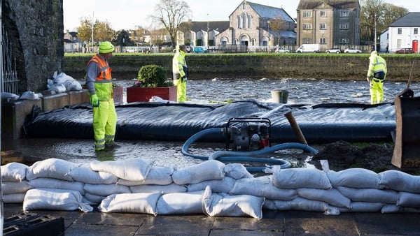 Water levels were monitored at Spanish Arch in Galway
