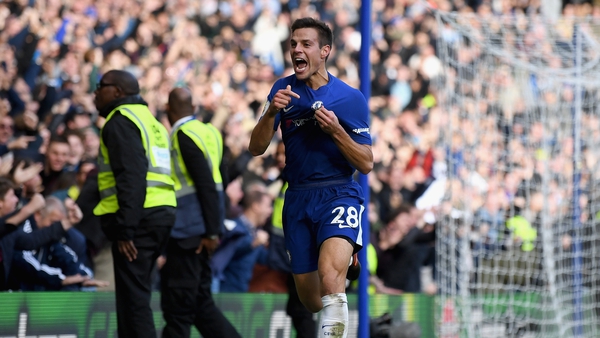 Cesar Azpilicueta hopes that Chelsea can make up some ground on the Manchester clubs