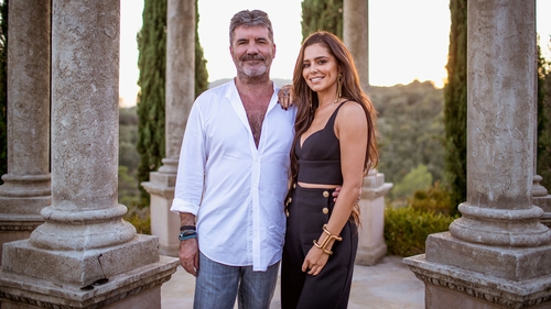 Simon Cowell and Cheryl in France for The X Factor
