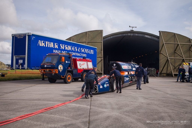 Part car, part rocket - the Bloodhound SSC
