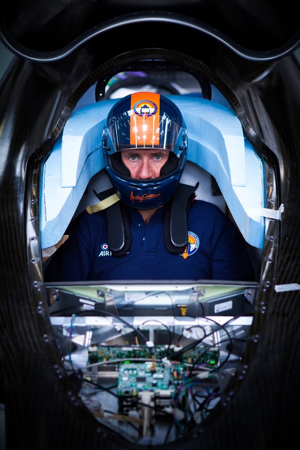 Driver, Andy Green, aims to be fastest driver ever