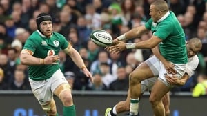 Sean O'Brien (l) says Simon Zebo is a vital part of the Ireland set-up