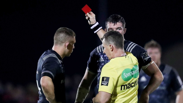 Conway was dismissed by referee Nigel Owen against Connacht for a high hit on Jack Carty.