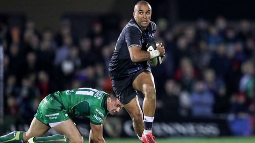 Zebo was a try scorer in Munster's defeat to Connacht in the Pro14