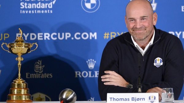 Europe's Ryder Cup captain Thomas Bjorn will be looking to reclaim the title