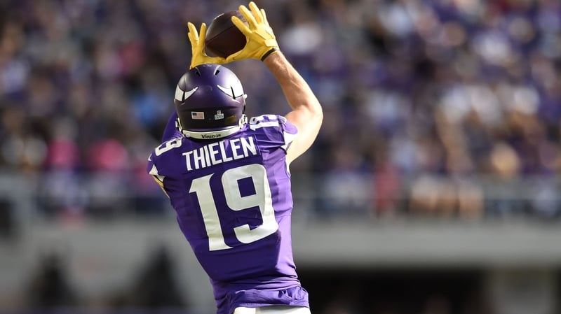 NFL: Thielen Toasts Victory With Stolen Celebration