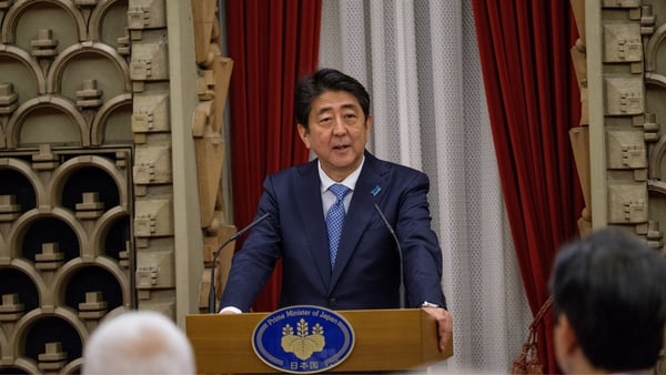 A member of Mr Shinzo's cabinet said that both Shinzo Abe and Donald Trump will remain in close contact over North Korea