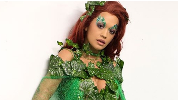 Rita Ora rocked a poison ivy inspired look