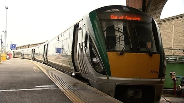 Iarnród Éireann said services from Dublin's Heuston Station will be particularly affected