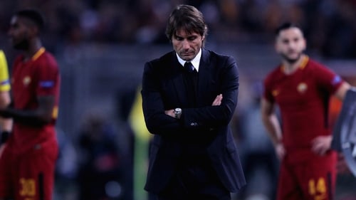 Antonio Conte endured a night to forget against Roma