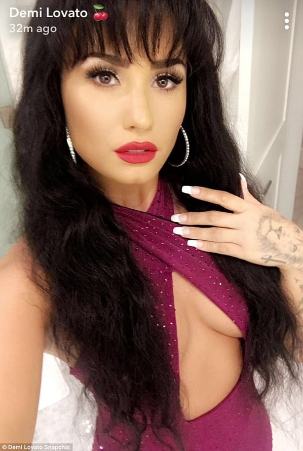 demi lovato snapchat