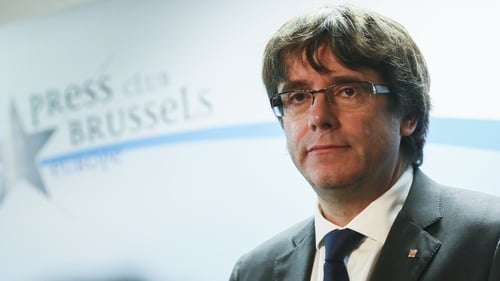 Carles Puigdemont has been in Brussels since the Spanish central government imposed direct rule over Catalonia