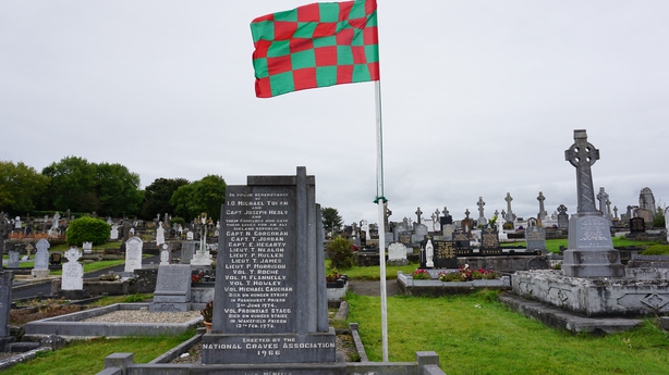 Republican plot, Leigue Cemetery, Ballina, Co. Mayo - Frank Stagg's third headstone