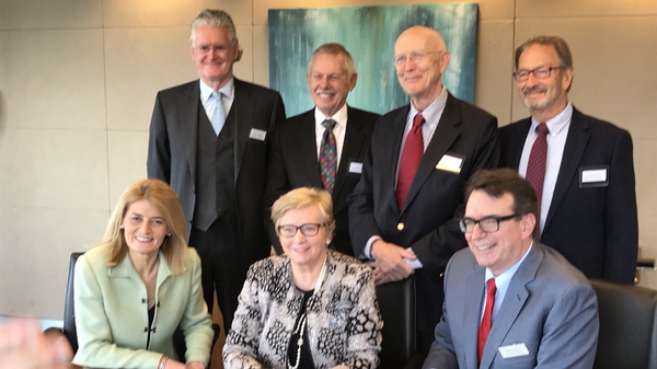 Tánaiste and Minister for Business, Enterprise and Innovation Frances Fitzgerald and other IDA Ireland executives joined members of the Theravance Biopharma board and employees at the opening