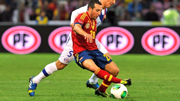 The injury stemmed from the Spain v Chile friendly in 2013