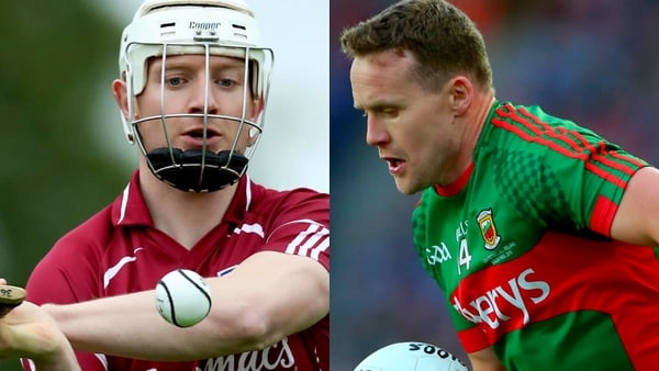 Joe Canning (l) and Andy Moran were selected by a vote from their fellow inter-county players