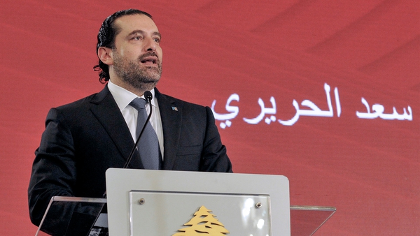 Saad al-Hariri announced his resignation as Lebanese prime minister while in Saudi Arabia