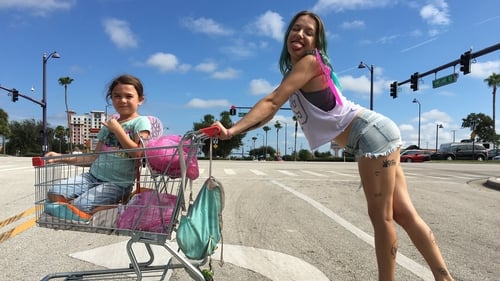 Breakout stars - Brooklynn Prince and Bria Vinaite give two of the performances of the year in The Florida Project