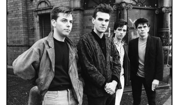 The Smiths: L - R: Andy Rourke, Morrissey, Johnny Marr and Mike Joyce