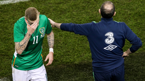 McClean is one of 10 Irish players on a yellow card going into Saturday's play-off first leg against Denmark