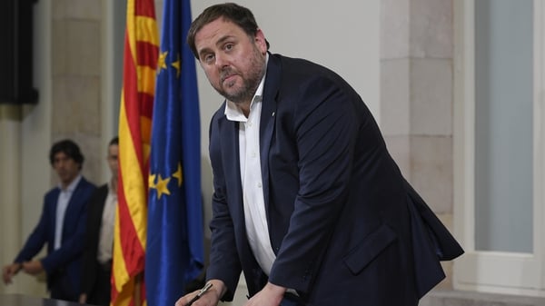 Oriol Junqueras along with two other Catalan MEPs had not taken their oath due to imprisonment