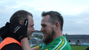 Eamon O'Hara, left, oversaw another county title for Tourlestrane