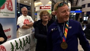David Crosby ran the marathon in memory of his three siblings who died from lung disease and his donor