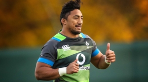 Aki set to be named in Ireland team to play Springboks