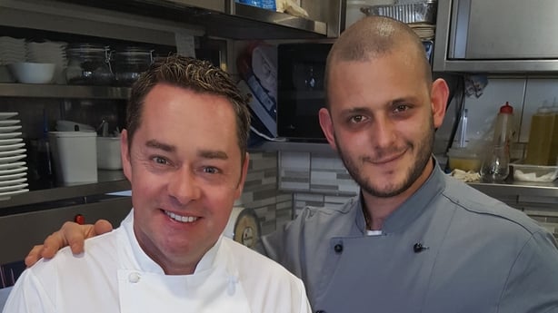 Neven and Chef Vincenzo Incoronato