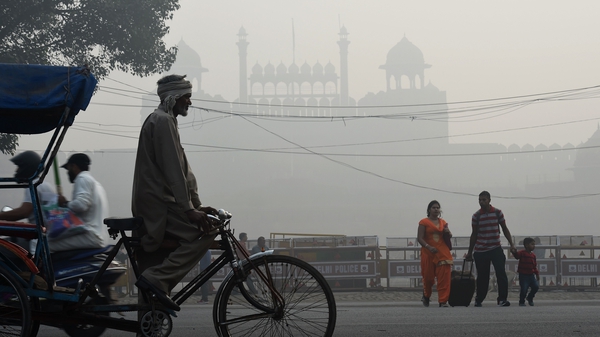 New Delhi has been covered in smog as a result of crop burning, exhaust fumes, and swirling construction dust