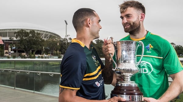 Shaun Burgoyne's Australia face off against Aidan O'Shea and Ireland