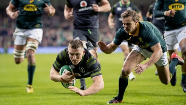 Ireland last faced South Africa in Dublin in 2017