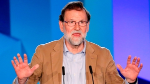 It was the first time Mariano Rajoy went to the region since direct rule was enforced