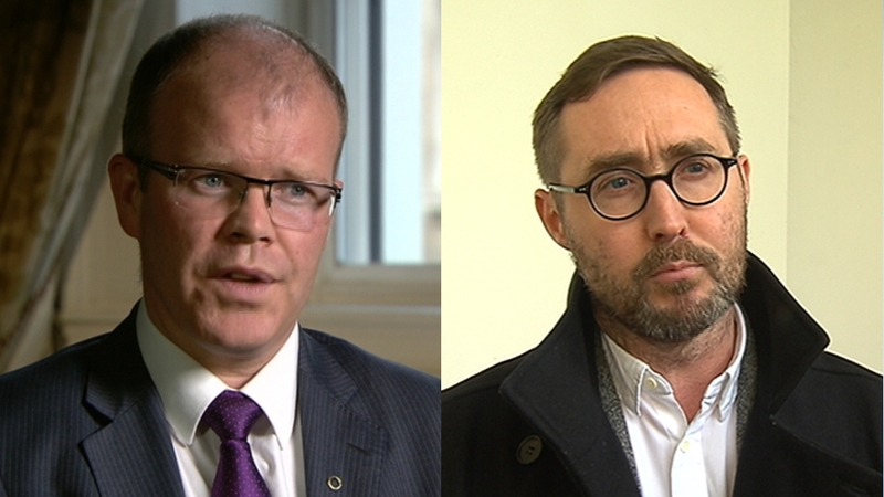 Eoin Ó Broin (right) said Peader Tóibín's views did not represent Sinn Féin's view of the Committee