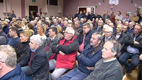 The meeting in Coolderry heard local concern about the increasing number of burglaries