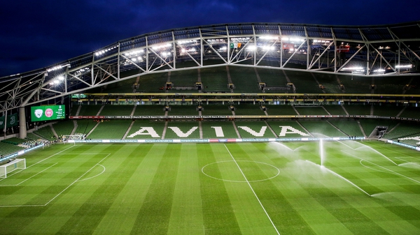 The Aviva Stadium will host four Euro 2020 games